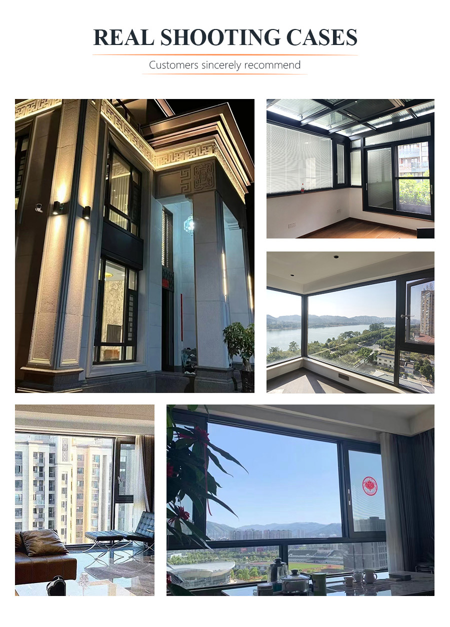 Case study of installation effect of aluminum casement window manufacturer Case study of installation effect of aluminum casement window manufacturer