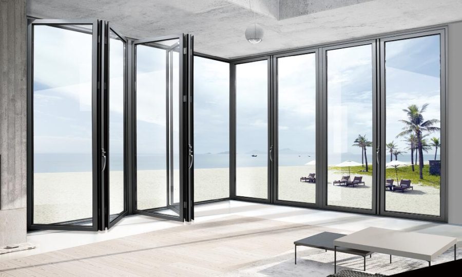 What are the fashionable and practical commercial aluminum doors and windows for modern offices