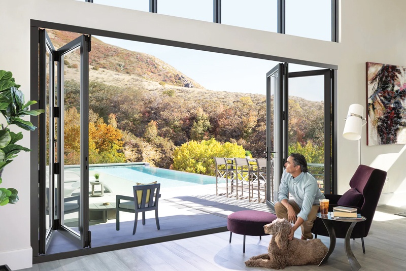 Folding door