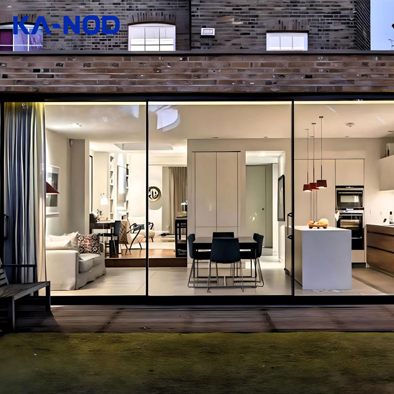 Sliding Doors Enhance Outdoor Kitchen Accessibility