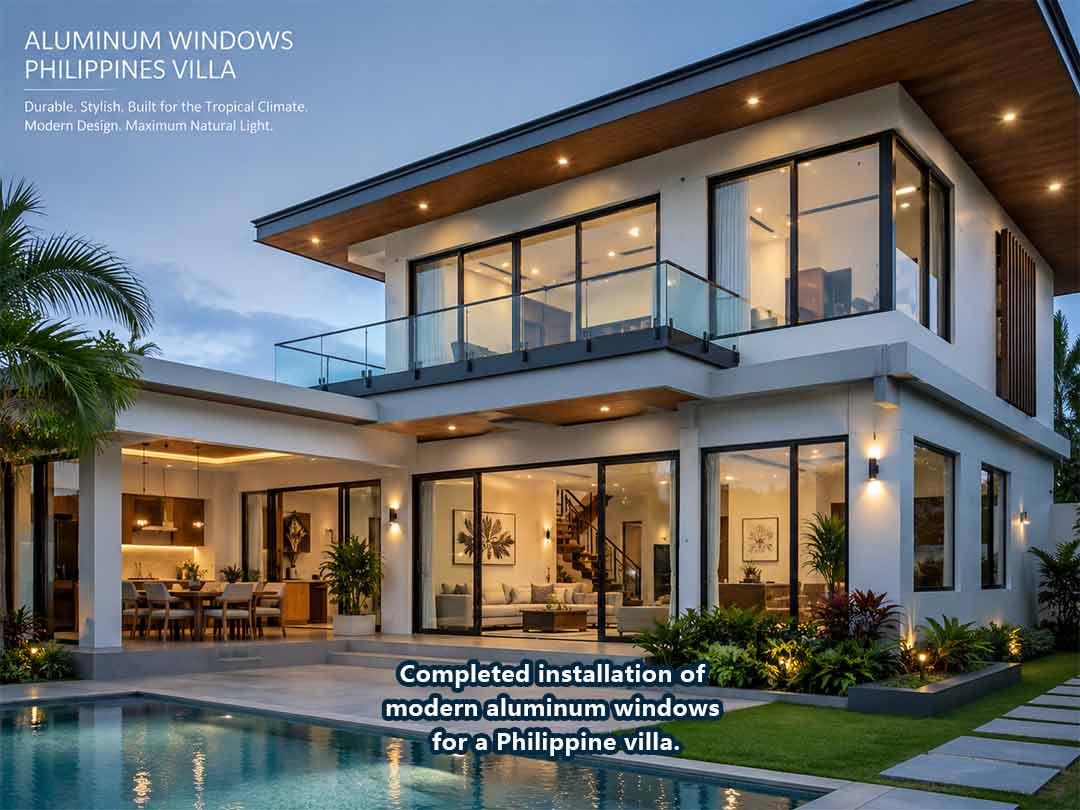 Window Philippubes Aluminum Windows Philippines for Villas | Residential Systems