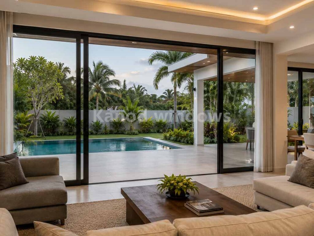 sliding doors Philippines coastal villa system