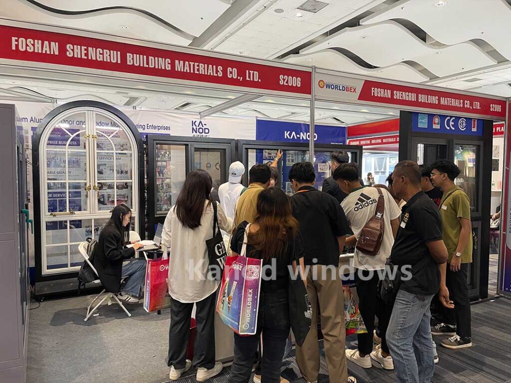 Worldbex Manila Kanod aluminum windows booth interaction Philippines