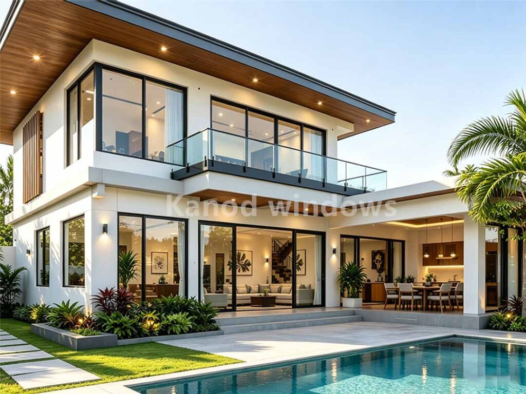 aluminum windows Philippines villa modern design