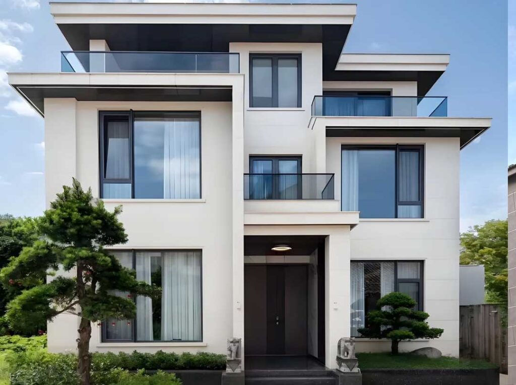 Thermal break aluminum casement window system