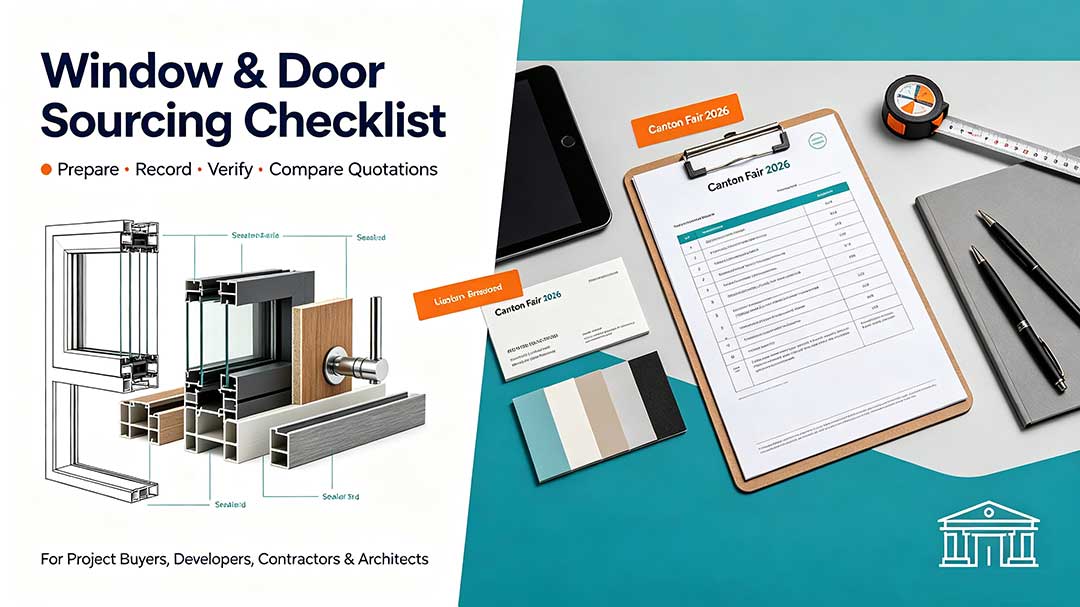 Canton Fair Window & Door Sourcing Checklist 2026